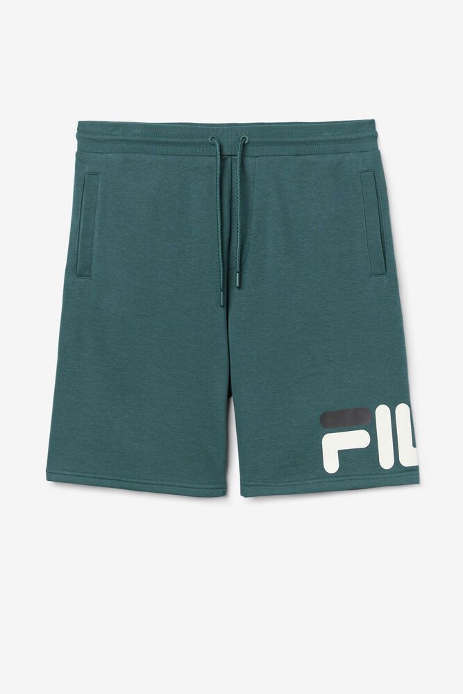 Fila Shorts Mens Green - Zeshawn - Philippines 9631572-QF